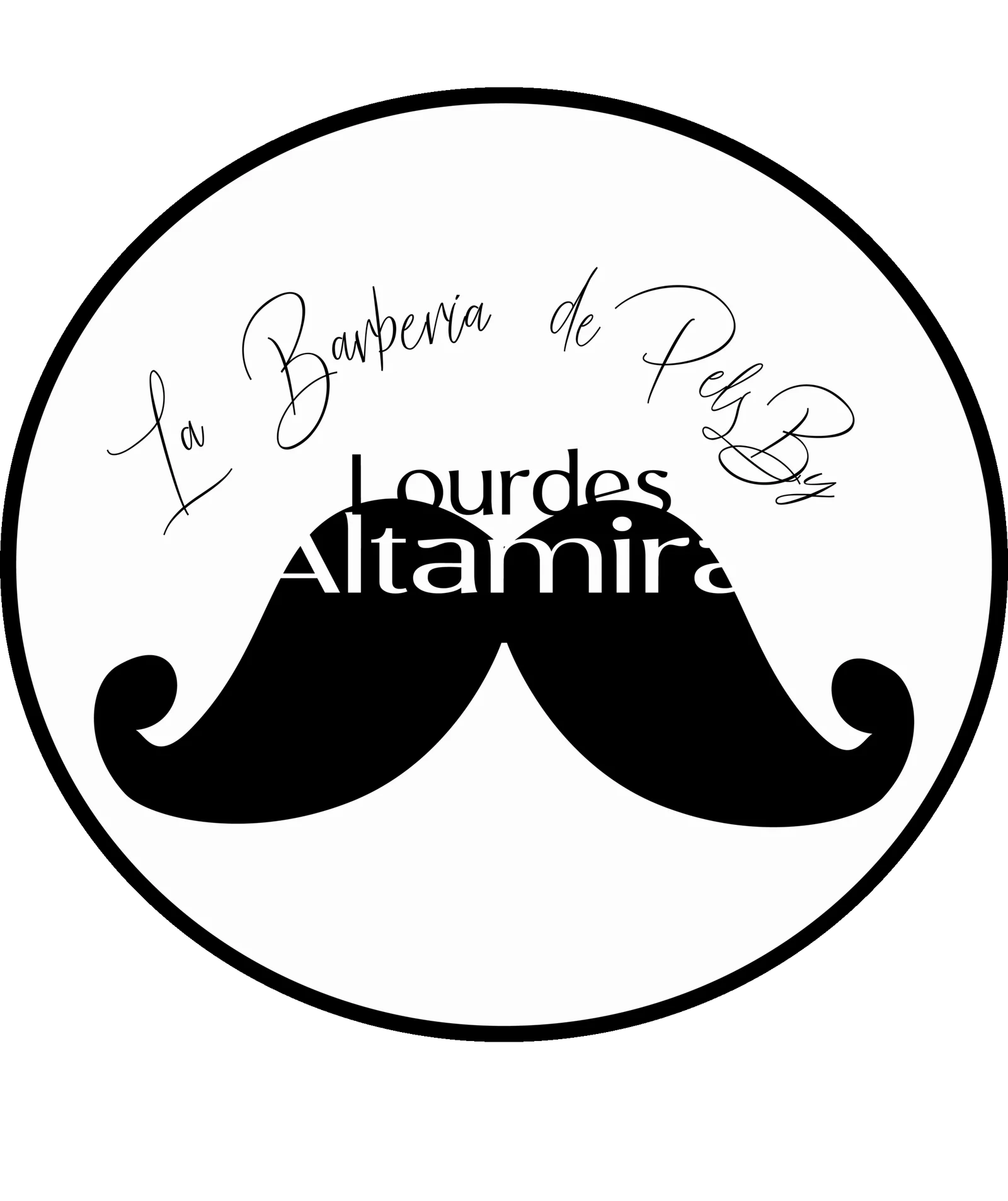 Logo de La Barbería de Pèls by Lourdes, cliente de Creaar